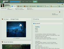 Tablet Screenshot of gothrix.deviantart.com