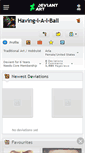 Mobile Screenshot of having-l-a-l-ball.deviantart.com