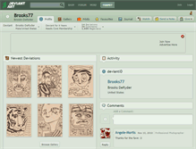 Tablet Screenshot of brooks77.deviantart.com