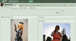 Desktop Screenshot of cosplayrandom.deviantart.com