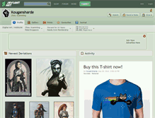 Tablet Screenshot of kougansharde.deviantart.com