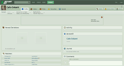 Desktop Screenshot of calis-ookami.deviantart.com