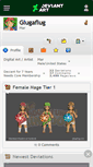 Mobile Screenshot of glugaflug.deviantart.com