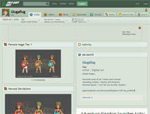 Tablet Screenshot of glugaflug.deviantart.com