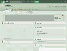 Tablet Screenshot of nennisita.deviantart.com