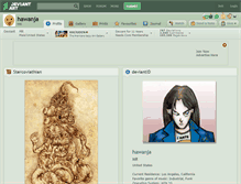 Tablet Screenshot of hawanja.deviantart.com