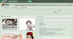Desktop Screenshot of malivek.deviantart.com