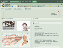 Tablet Screenshot of malivek.deviantart.com