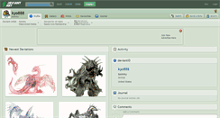 Desktop Screenshot of kyo888.deviantart.com
