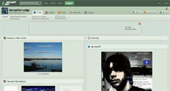 Desktop Screenshot of deception-edge.deviantart.com