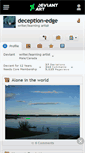 Mobile Screenshot of deception-edge.deviantart.com