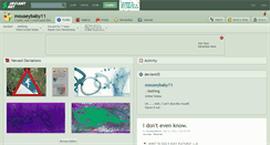 Desktop Screenshot of mouseybaby11.deviantart.com