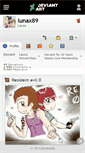 Mobile Screenshot of lunax89.deviantart.com