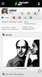 Mobile Screenshot of catkat.deviantart.com