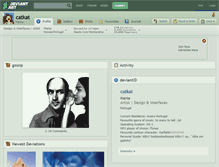 Tablet Screenshot of catkat.deviantart.com