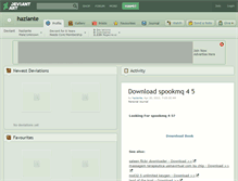 Tablet Screenshot of haziante.deviantart.com