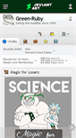 Mobile Screenshot of green-ruby.deviantart.com