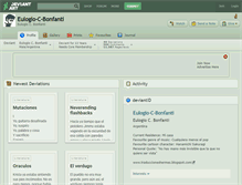 Tablet Screenshot of eulogio-c-bonfanti.deviantart.com