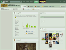 Tablet Screenshot of lotro-players.deviantart.com