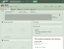 Tablet Screenshot of iasmh.deviantart.com