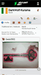 Mobile Screenshot of darkwolf-kurama.deviantart.com