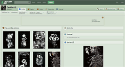 Desktop Screenshot of death613.deviantart.com