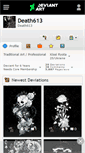 Mobile Screenshot of death613.deviantart.com