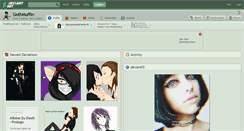 Desktop Screenshot of gothmuffin.deviantart.com