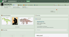 Desktop Screenshot of king-kong-fans.deviantart.com
