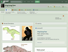 Tablet Screenshot of king-kong-fans.deviantart.com