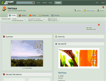 Tablet Screenshot of hariraya.deviantart.com