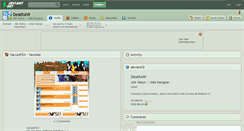 Desktop Screenshot of deathaw.deviantart.com