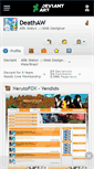 Mobile Screenshot of deathaw.deviantart.com