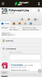 Mobile Screenshot of fonewearl-lina.deviantart.com