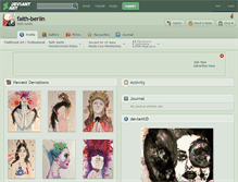 Tablet Screenshot of faith-berlin.deviantart.com