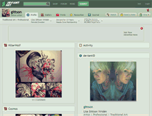 Tablet Screenshot of gittson.deviantart.com