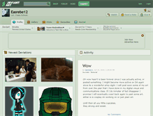 Tablet Screenshot of easrebe12.deviantart.com