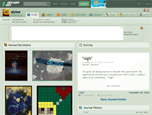 Tablet Screenshot of aiyiee.deviantart.com