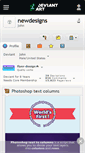 Mobile Screenshot of newdesigns.deviantart.com