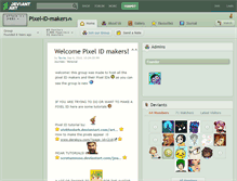 Tablet Screenshot of pixel-id-makers.deviantart.com