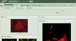 Desktop Screenshot of crimsonhunter.deviantart.com