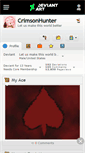 Mobile Screenshot of crimsonhunter.deviantart.com