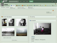 Tablet Screenshot of jiesen.deviantart.com