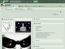 Tablet Screenshot of ixnofeirn.deviantart.com