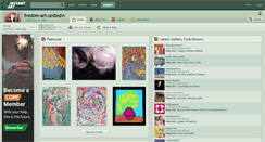 Desktop Screenshot of fredom-art-united.deviantart.com