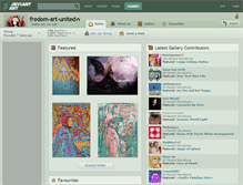 Tablet Screenshot of fredom-art-united.deviantart.com