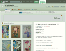 Tablet Screenshot of mrbubbles24.deviantart.com