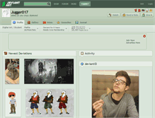 Tablet Screenshot of jugger017.deviantart.com