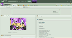 Desktop Screenshot of misfortune09.deviantart.com