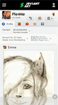 Mobile Screenshot of pie4me.deviantart.com